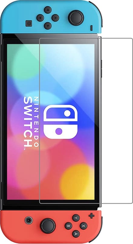 Screenprotector Geschikt voor Nintendo Switch Bescherm Glas Screen Protector