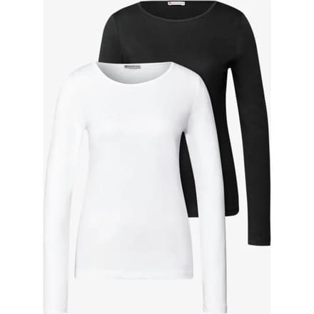 2-pack shirts met lange mouwen