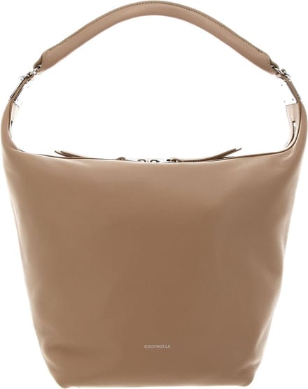 COCCINELLE Leren Schoudertas Mintha Handbag Toasted Beige