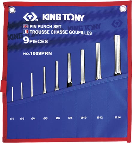 KING TONY 9DLG SPILDOORSLAGENSET 2-14MM