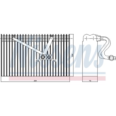 Verdamper, airconditioning NISSENS 92168