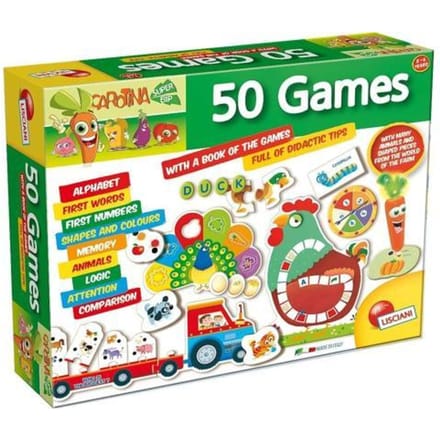 Carotina Pratende Pen met 50 spellen NL Bordspellen