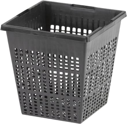 Vierkante plantmand 23 cm voor vijver en tuin