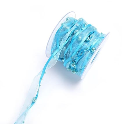 Dailygoods- Parelslinger 10 m - Decoratie Lint - Kralenband 8/3 mm