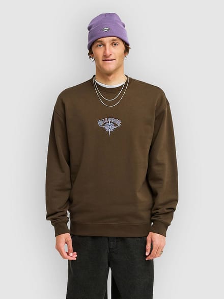 Billabong Burleigh Sweatshirt Bruin S Man
