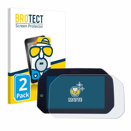 BROTECT - Screenprotector voor BMW R 1300 GS TFT 6.5" - Folie Beschermfolie matte 2 Stuks