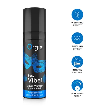 Orgie Dual Vibe! Liquid Vibrator – Brazlilian Experience – 15 ml