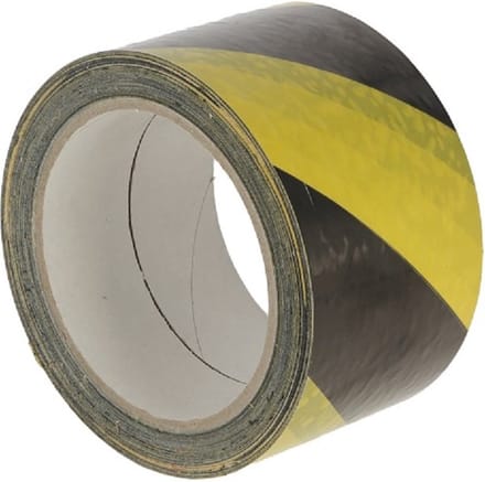 Kerbl Markeertape zelfklevend Geel-zwart