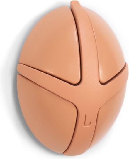 Spinder Design kapstok Tick - Clay Terra / Clay Terra - 3 haken