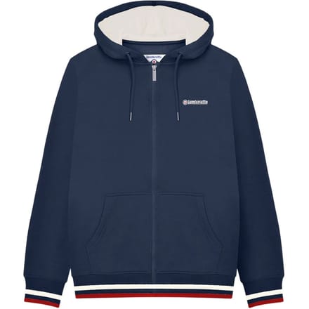 Lambretta Heren Full Zip Hoodie (Marine/Jetstream/Rood)