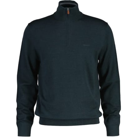 Extra-fijne merinowollen pull 1/2 rits Gant
