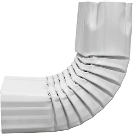 Regengoot bend 90° verlengstuk voor regenafvoeren 3x4" A-stijl