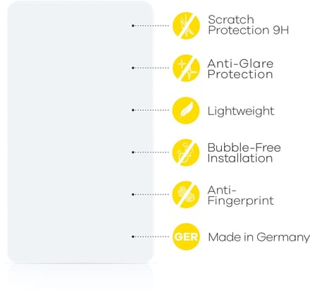 upscreen - Screenprotector voor Fluke 832 - Folie Beschermfolie Beschermglas matte