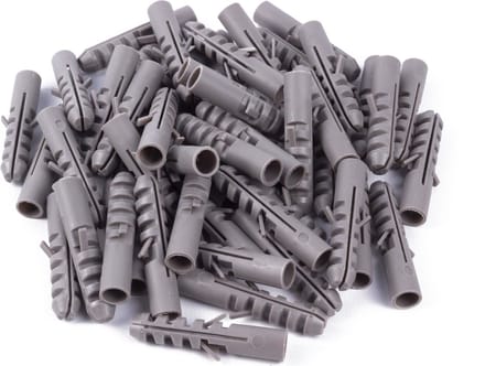 Nylon Pluggen - Muurplug - Plug - 10x50mm - 50 Stuks
