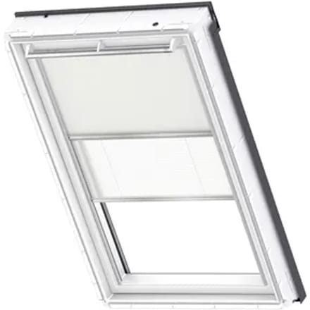 Velux Verduisterend Rolgordijn Dfd Ck04 1085s - Manueel - Beige En Wit