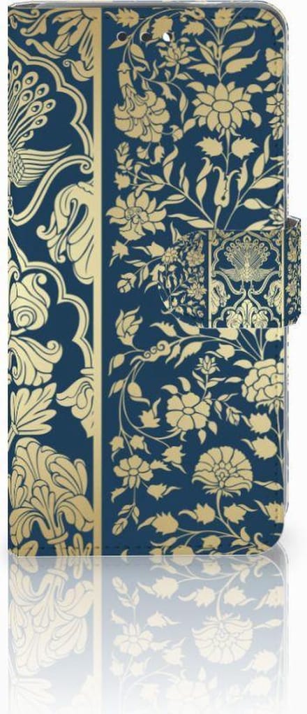 Nokia 3.1 (2018) Hoesje Beige Flowers