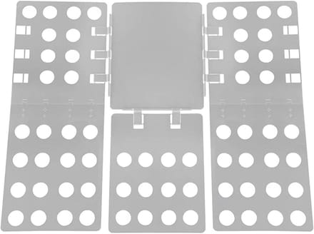 Vouwplank Kleding - Wasopberghulp Kledingorganizer - Efficiënt Kleding Vouwen - Verstelbaar Ontwerp - Einheitsgröße - Grijs