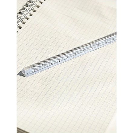 Règle Triangle Transparente, Mignonne Multifonctionnelle Non Marquée Papeterie Étudiante Outil d'Échelle Retour à l'École one-size pur