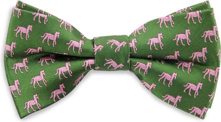 We Love Ties - Strikken - Kinderstrikje My Pink Pony junior - groen / roze