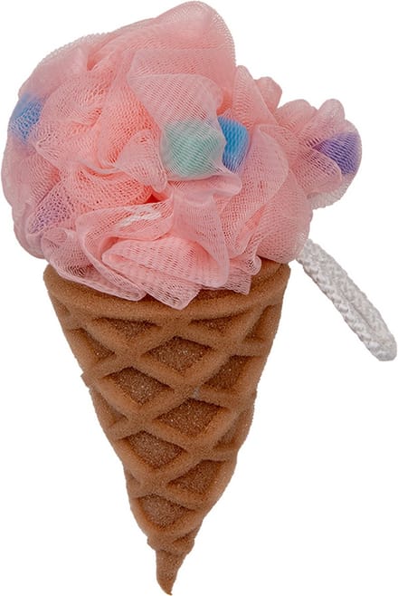 Clayre & Eef Badspons Ø 10x20 cm Roze Polyester