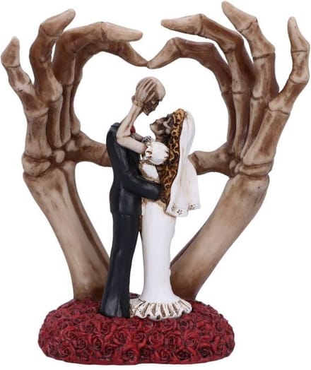 Nemesis Now - Skelet Bruid en Bruidegom beeldje - From This Day Forward - Skelet Bruid en Bruidegom 20cm