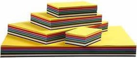 Gekleurd Karton, A2,A3,A4,A5,A6, 180 gr, diverse kleuren, 1800 div vellen | Knutselkarton