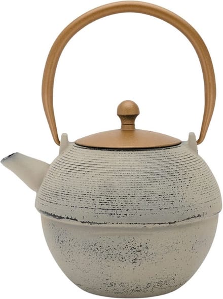 Bredemeijer - Theepot Sakura 1,2L gietijzer grijs met filter - theezeef