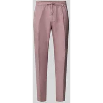 regular fit broek van mix van linnen en viscose model 'NEIL'