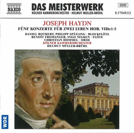 Benoît Fromanger, Kölner Kammerorchester, Helmut Müller-Brühl - Haydn: Five Concertos For Two Lire (CD)