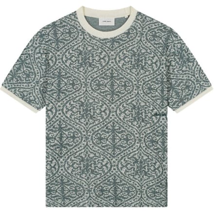Pure Path Jacquard Pattern T-Shirt