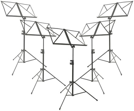 Muziekstandaard van Gear4music, Set van 5