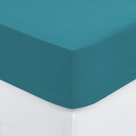 Atmosphera Hoeslaken katoen 160x200cm - Turquoise