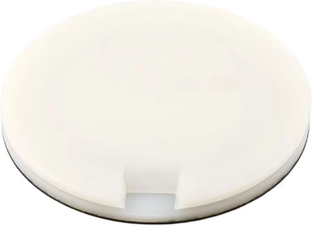 Snijtafel Rackets - Rubber Snijder - Tafeltennis Onderhoud - Robuuste Constructie - 24 cm Diameter - Wit