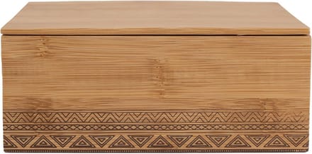 Bamboe Opbergdoos Rechthoekig voor Kleine Accessoires - Decoratieve Mini Opbergbox