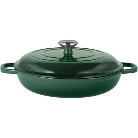 SILVERCREST Gietijzeren hapjespan, Ø30 cm (groen)