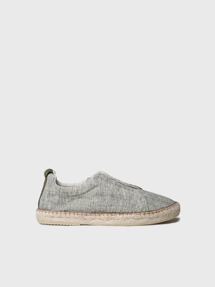 Gesloten espadrilles voor heren van natuurlijke stof | DIDIER