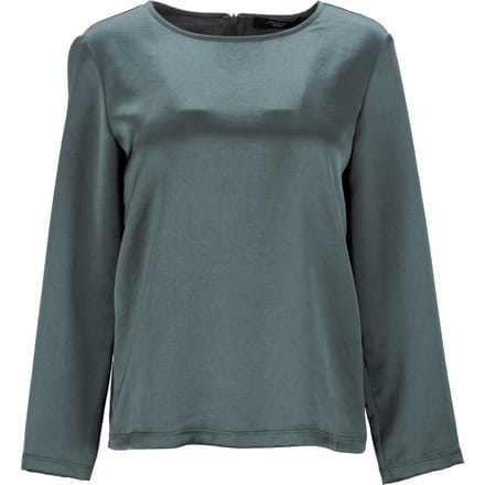 Max Mara Weekendblouse met lange mouwen in groen polyester