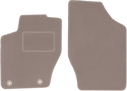 Beige voormatten voor: Citroen C4 I coupé, hatchback (2004-2010)