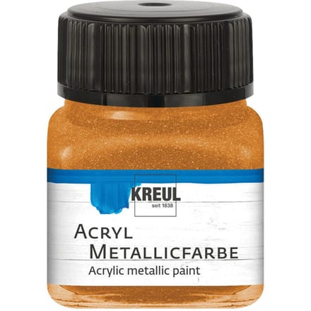 KREUL Acryl Metallic Verf, 20 ml - Goudbrons
