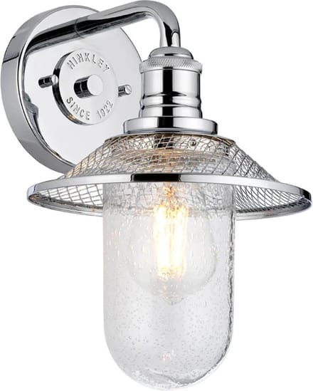Hinkley LED Badkamerarmatuur Rigby | 1X E27 Max 40W | IP44 | Polished Chrome