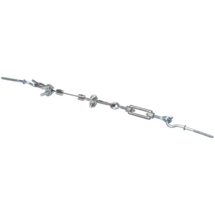 Sencys Draadspangarnituur Haak Nikkel 500 Cm