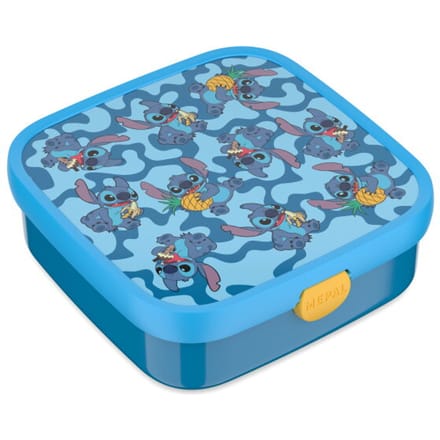 Mepal Bento lunchbox groot Campus - 1.25 l - Inclusief 2 uitneembare lekdichte bentobakjes & vorkje - Stitch