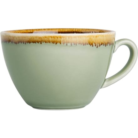 Olympia Kiln Cappuccino Kop Mosgroen 34cl ( Set van 6 )