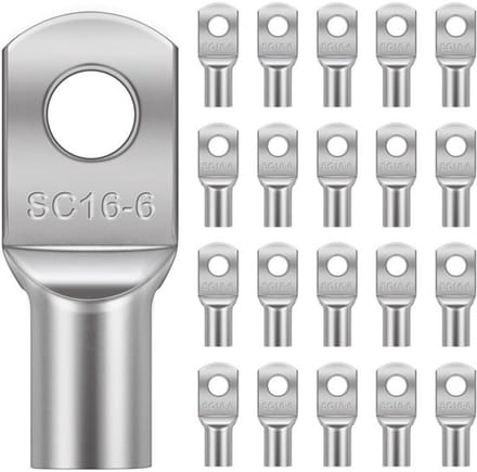 Allecto - Koper Ring Terminals - 20 Stuks - Hoogwaardige Kralen voor