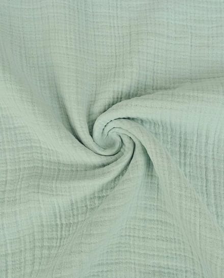 Hydrofiel Stof 6-Laags Uni – Oud Groen – Extra Breed 170 cm – 245 g/m² – 100% Katoen – Per Meter