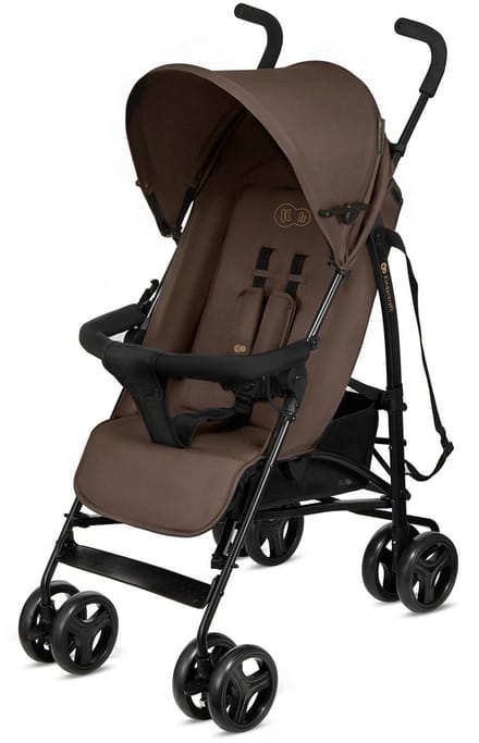 Kinderkraft TIK - Buggy - Verstelbare Rugleuning - Compact Inklapbaar - Met Zonnekap - Bruin