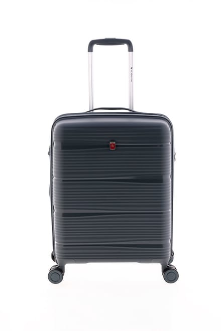 Gladiator Bionic Handbagage Koffer - 55 cm - 36/40 liter - Expandable - TSA slot - Grijsgroen