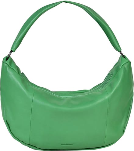 FREDsBRUDER Leren Schoudertas Rousur Shoulderbag Electric Green Groene