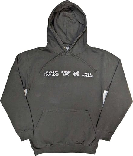 Post Malone - Inverse Butterfly Hoodie/trui - S - Zwart