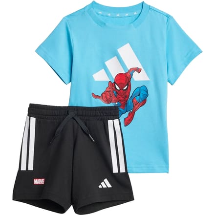 Baby t-shirt en shortset adidas Marvel Spider-Man